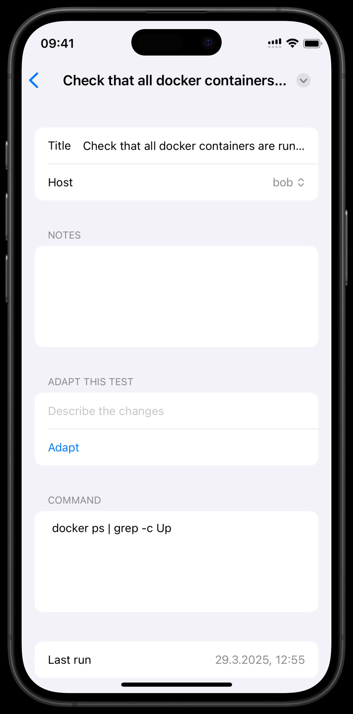 Finalizing test configuration