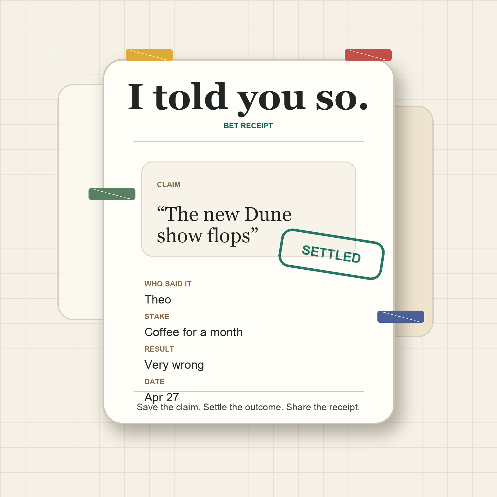 I Told You So promo artwork